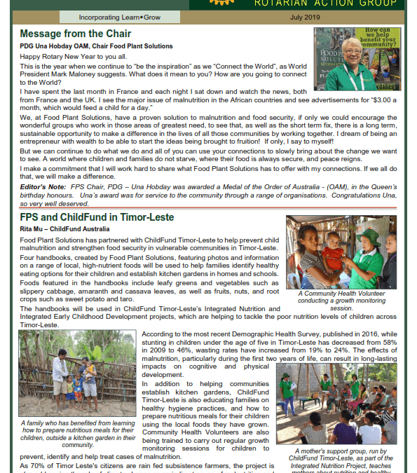 July 2019 Newsletter