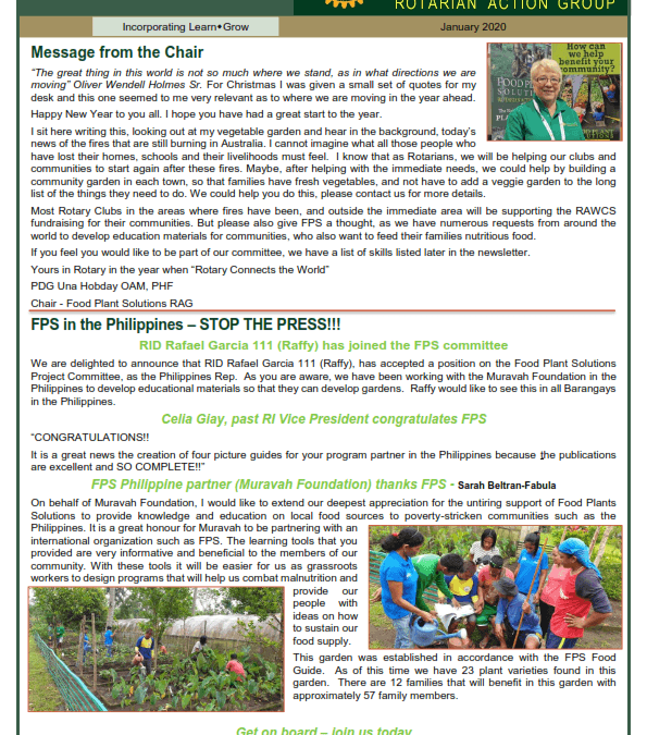 January 2020 Newsletter